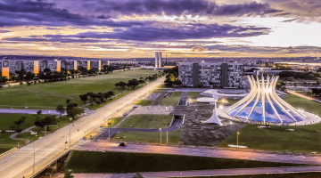 imagem da cidade de Brasília, local em que os debates sobre a exclusão do ICMS